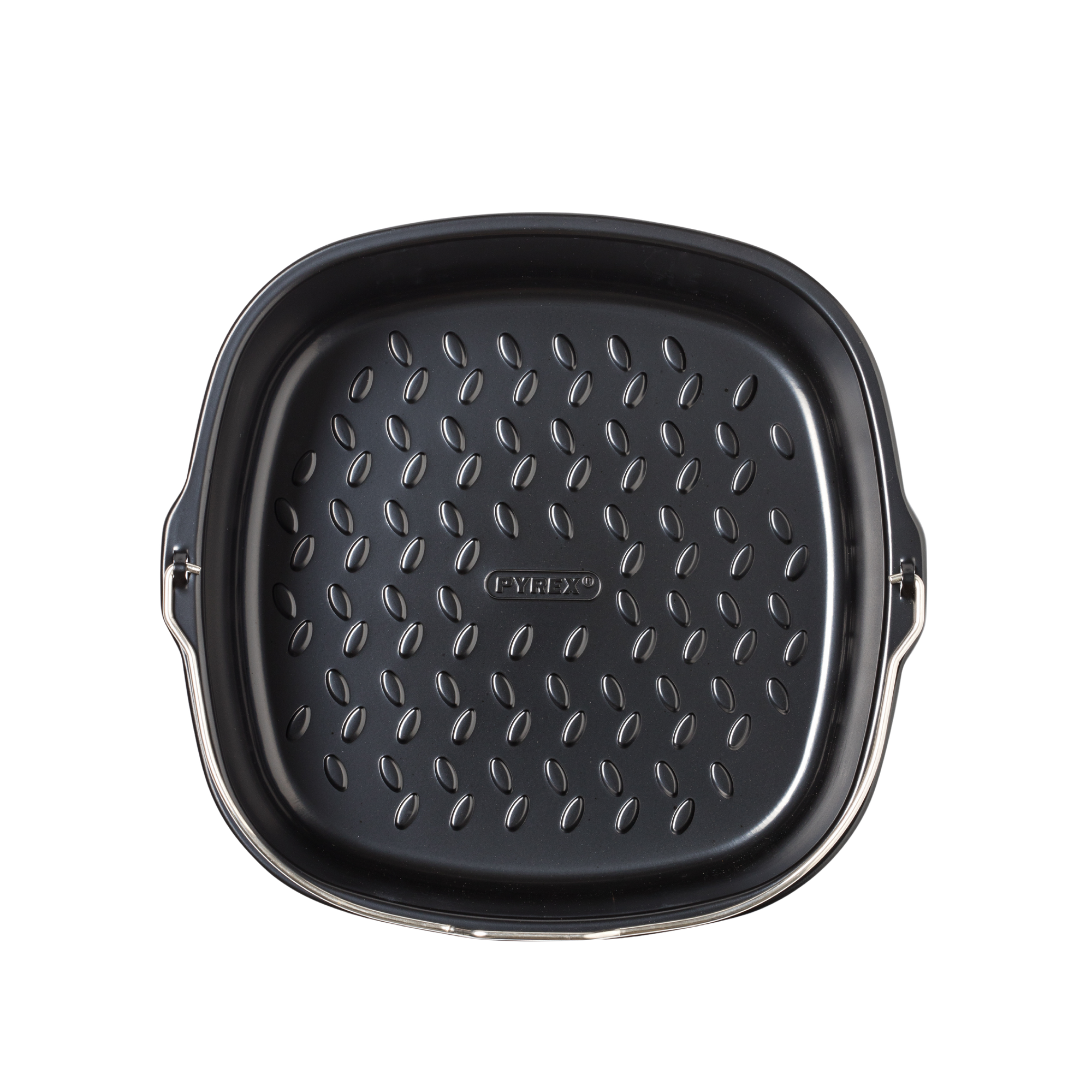 Square air fryer metal dish