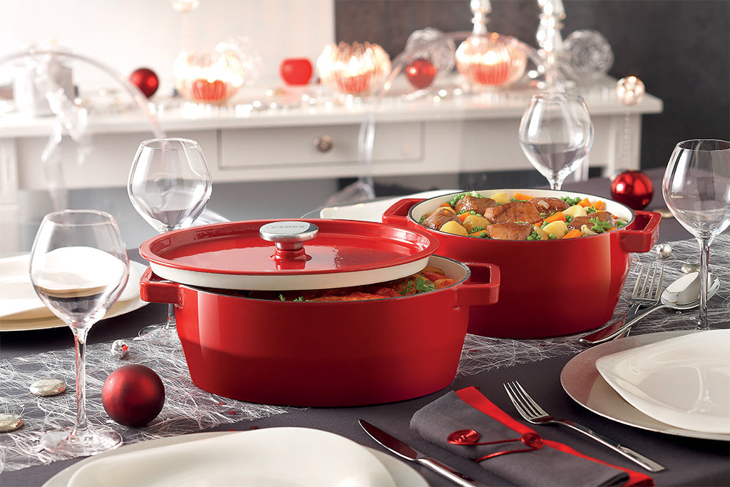 Oval cast iron casserole dish - SlowCook