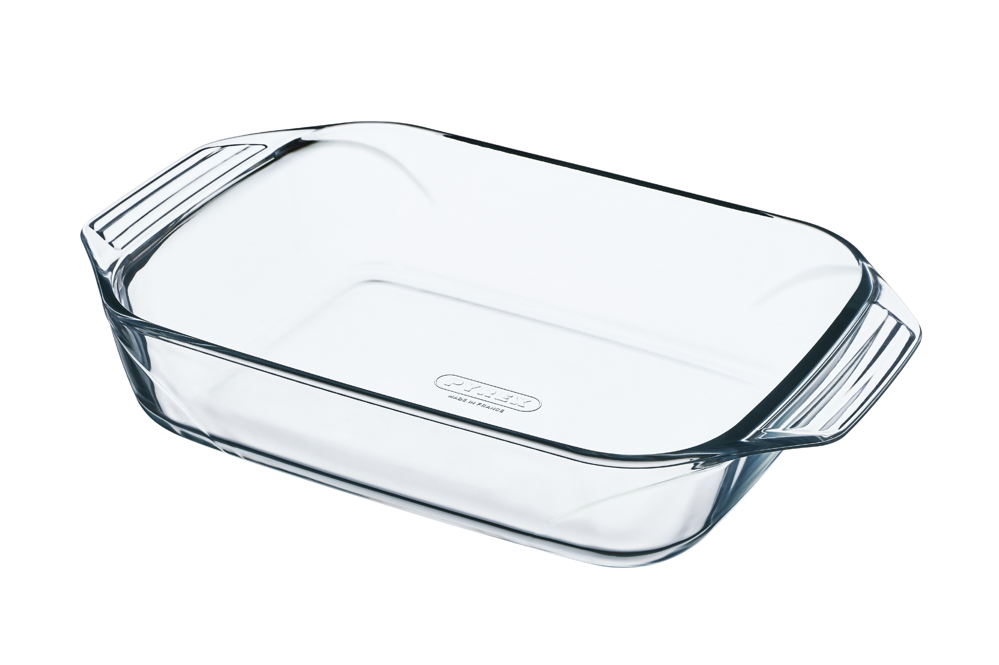 Rectangular glass oven dish