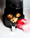 Set of 4 metal muffin tins for air fryers