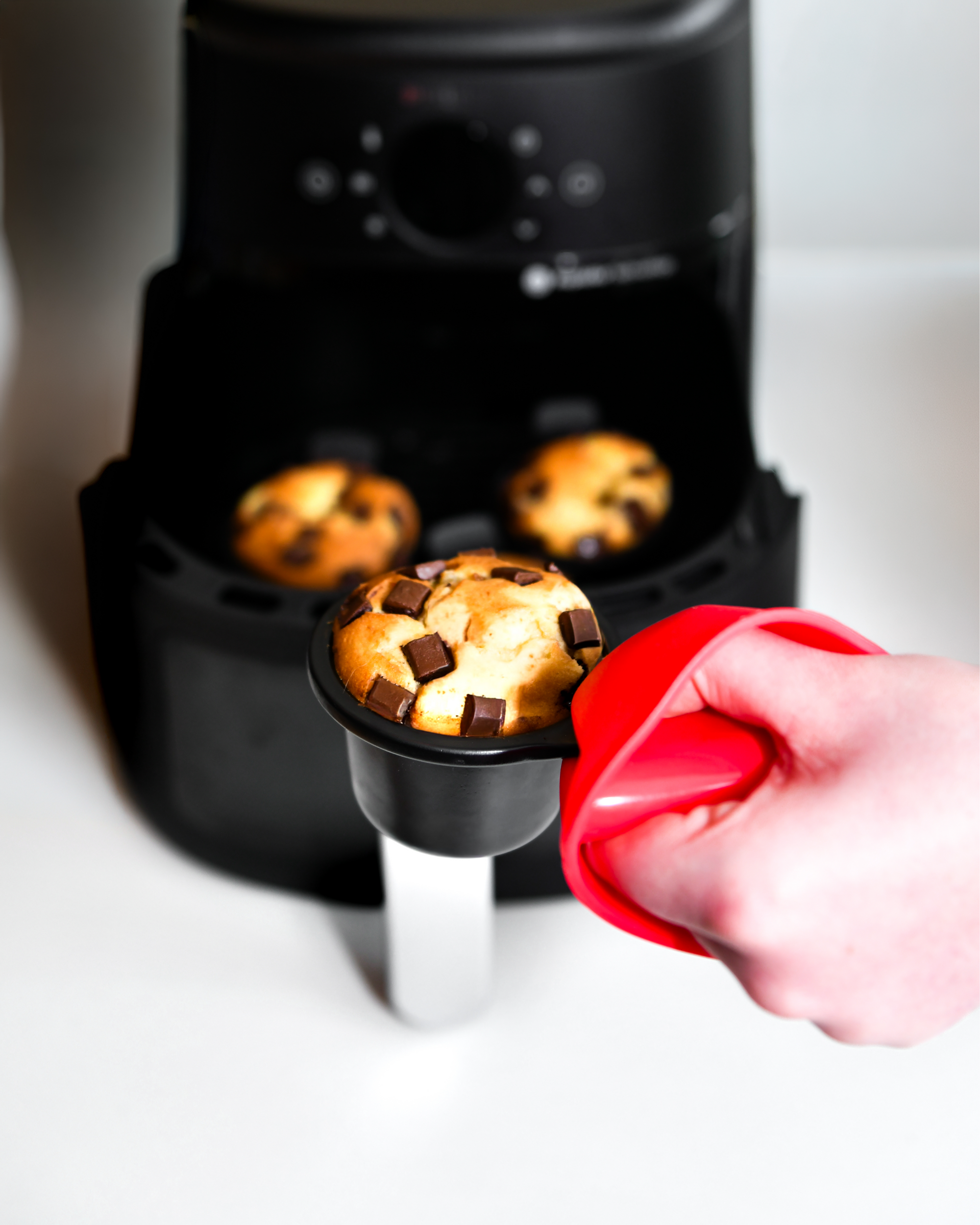 Set of 4 metal muffin tins for air fryers