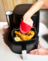 Metal loaf tin for air fryer with handle