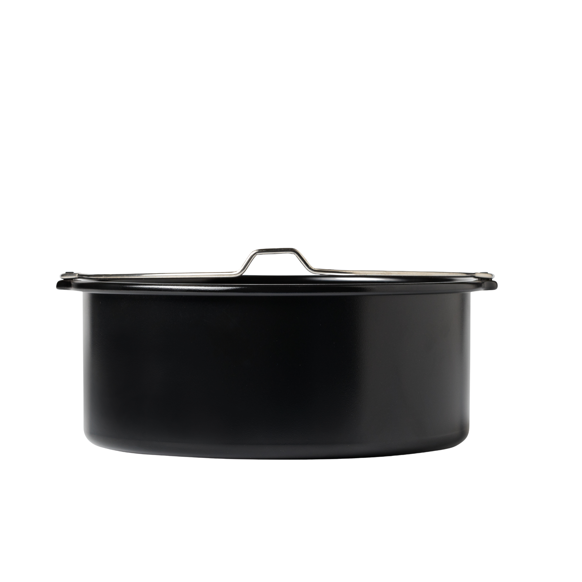 Round air fryer metal dish