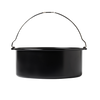 Round air fryer metal dish