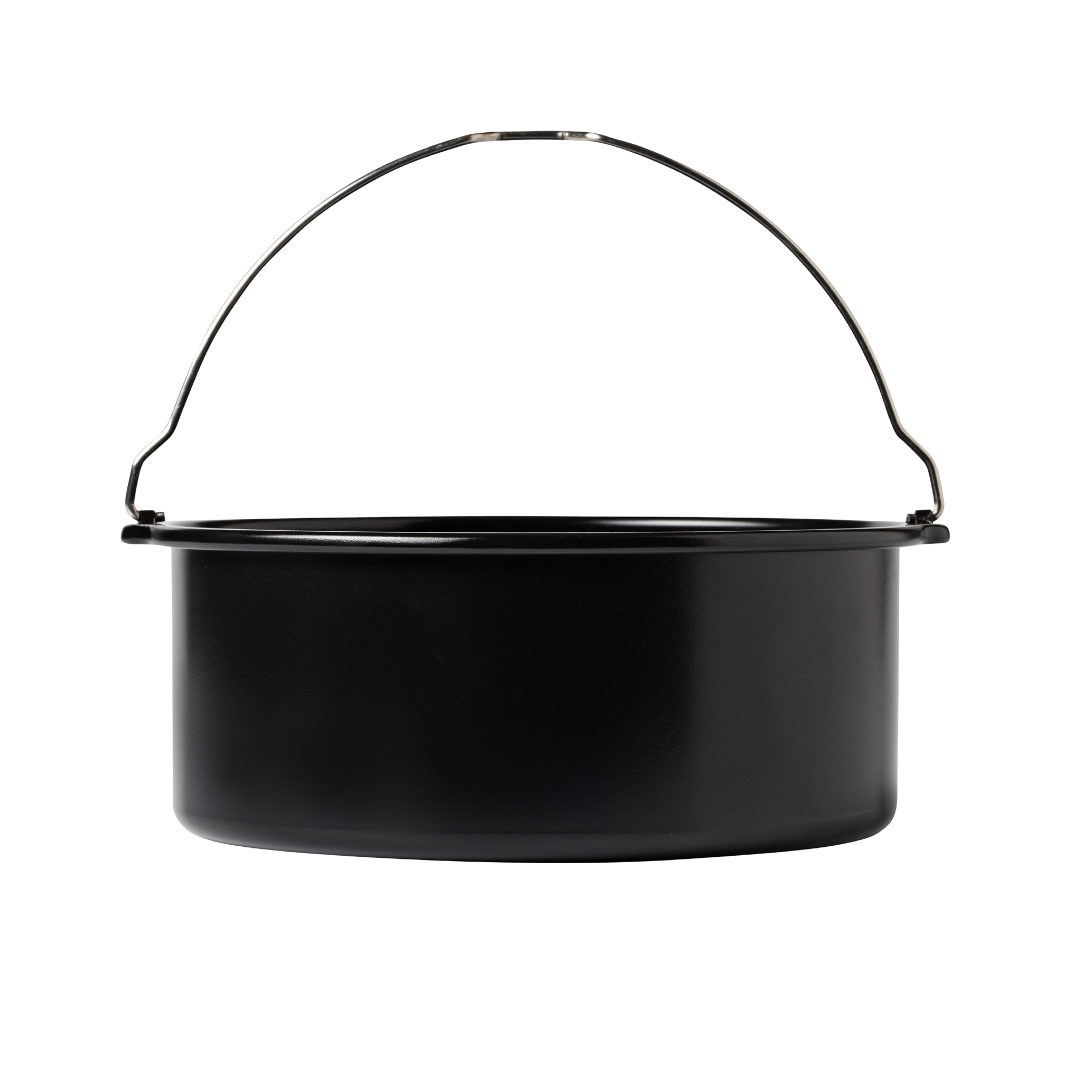 Round air fryer metal dish