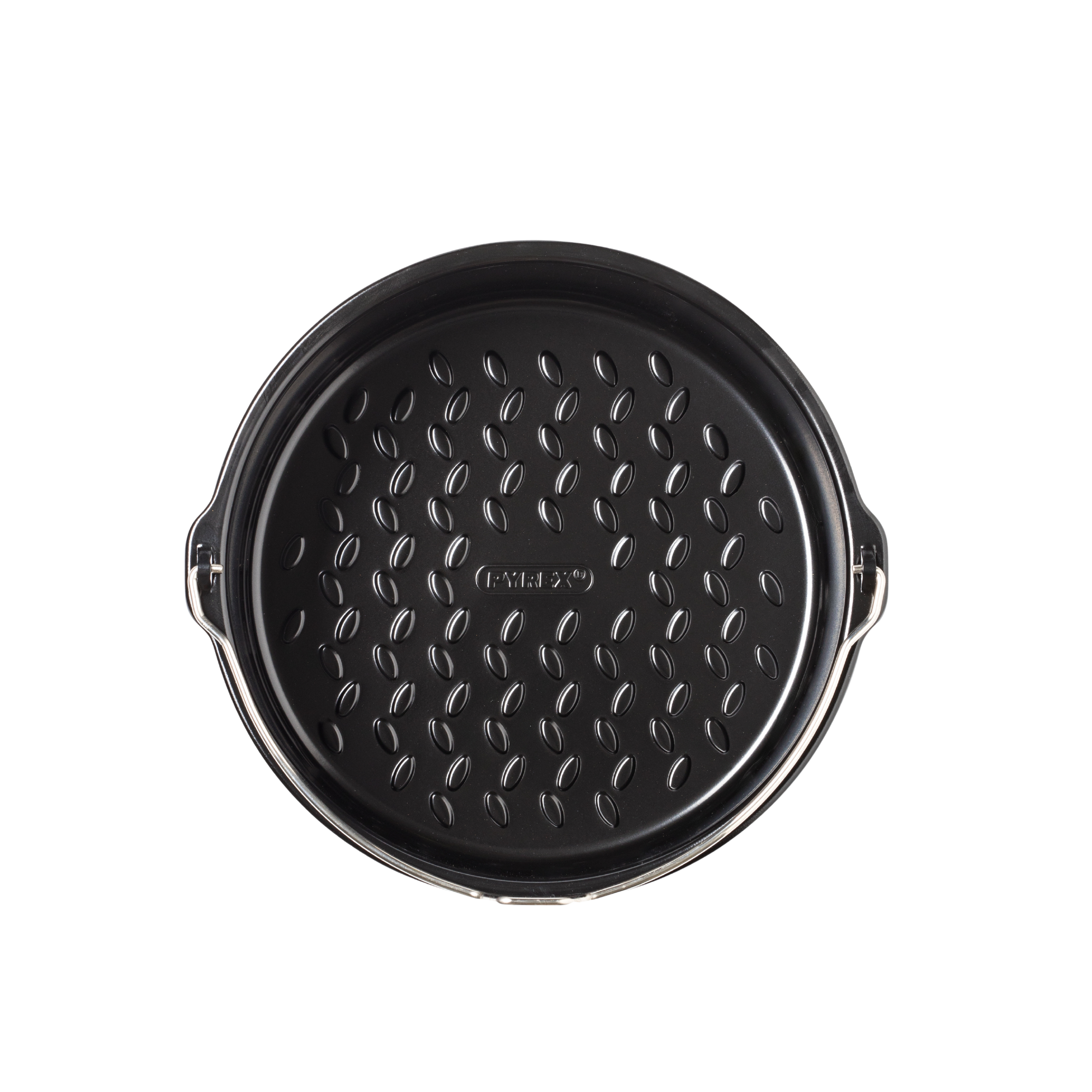 Round air fryer metal dish
