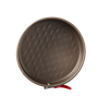 Round metal springform pan with silicone handle - asimetriA
