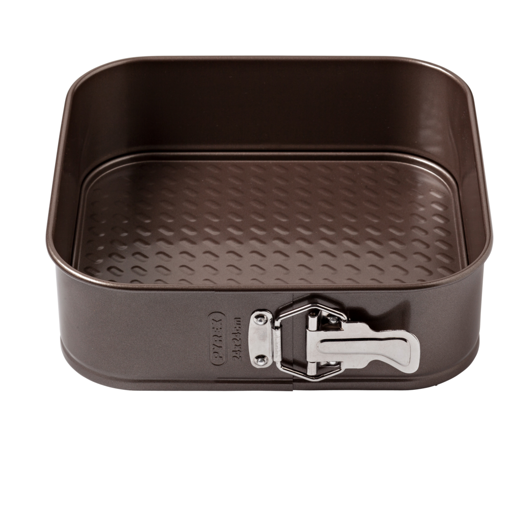 Square metal springform pan 24 cm - asimetriA