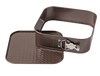 Square hinged mould in non-stick metal.