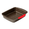 Rectangular metal oven dish with slicone handle - asimetriA