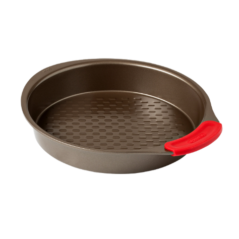 Metal cake tin with silicone handle - asimetriA