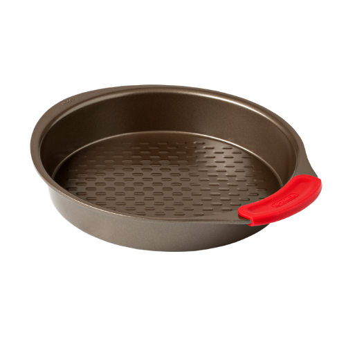 Metal cake tin with silicone handle - asimetriA