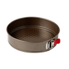 Round metal springform pan with silicone handle - asimetriA