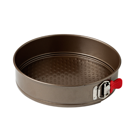 Round metal springform pan with silicone handle - asimetriA