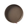 Round metal springform pan with silicone handle - asimetriA
