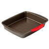Rectangular metal oven dish with slicone handle - asimetriA