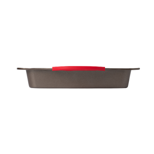 Rectangular metal oven dish with slicone handle - asimetriA