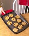 Metal baking tray with silicone handle - asimetriA