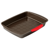 Rectangular metal oven dish with slicone handle - asimetriA