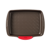 Rectangular metal oven dish with slicone handle - asimetriA