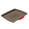 Metal pizza tray with silicone handle - asimetriA
