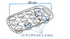 Metal Muffin & Cupcake tray - asimetriA -
