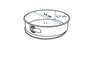 Round metal springform pan with silicone handle - asimetriA