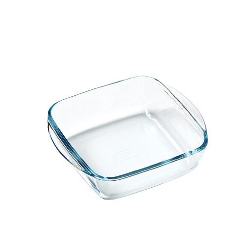 Square base glass storage box - compatible air fyer