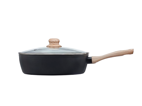 Deep frying pan with lid Cook&Care