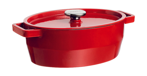 Oval cast iron casserole dish - SlowCook