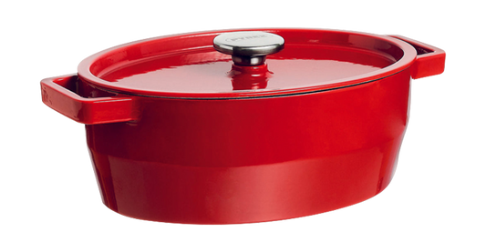 Oval cast iron casserole dish - SlowCook