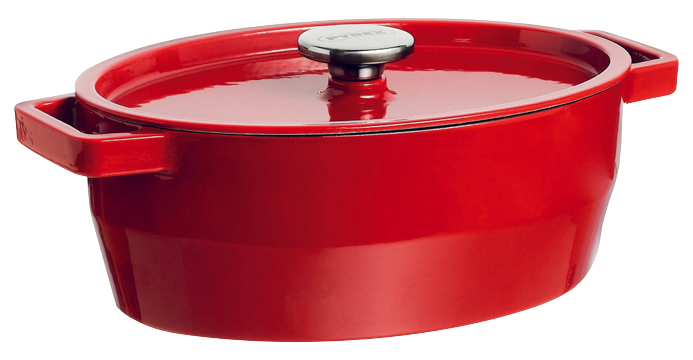 Oval cast iron casserole dish - SlowCook