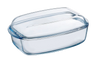 Large rectangular glass casserole dish