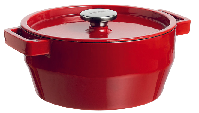 Round cast iron casserole dish - SlowCook