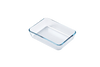 Rectangular glass dish compatible air fryer