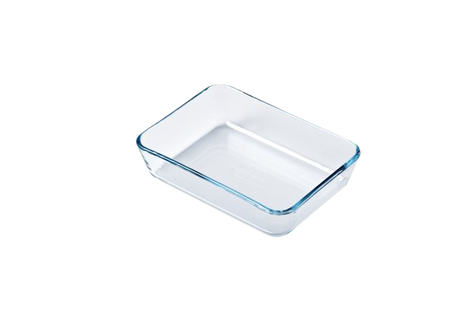 Rectangular glass dish compatible air fryer
