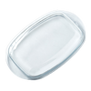Replacement lid for rectangular glass casserole dish.