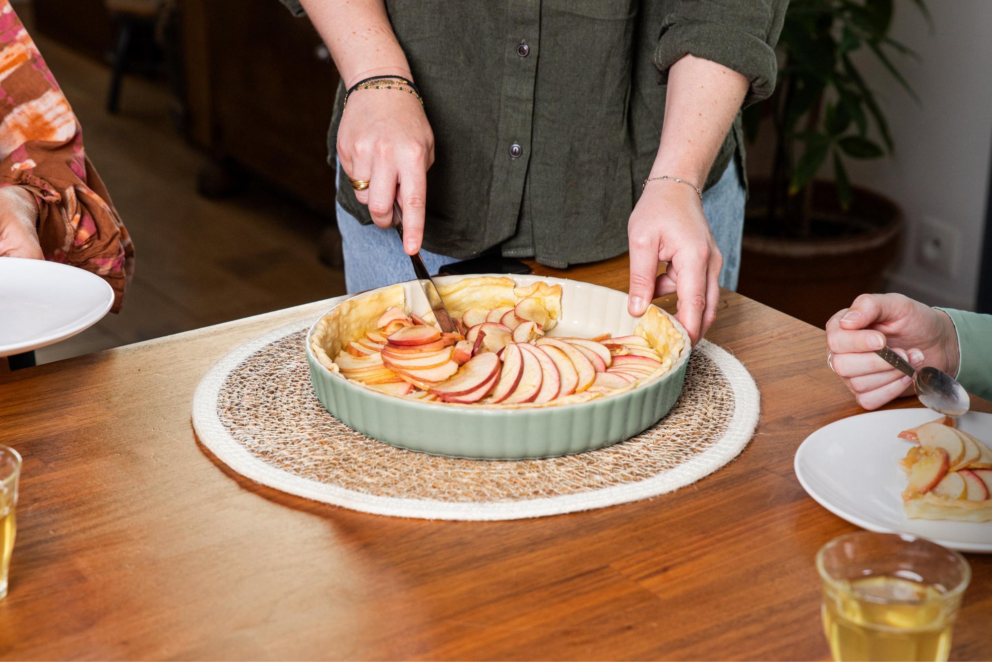 Ceramic tart tin 28 cm Creation