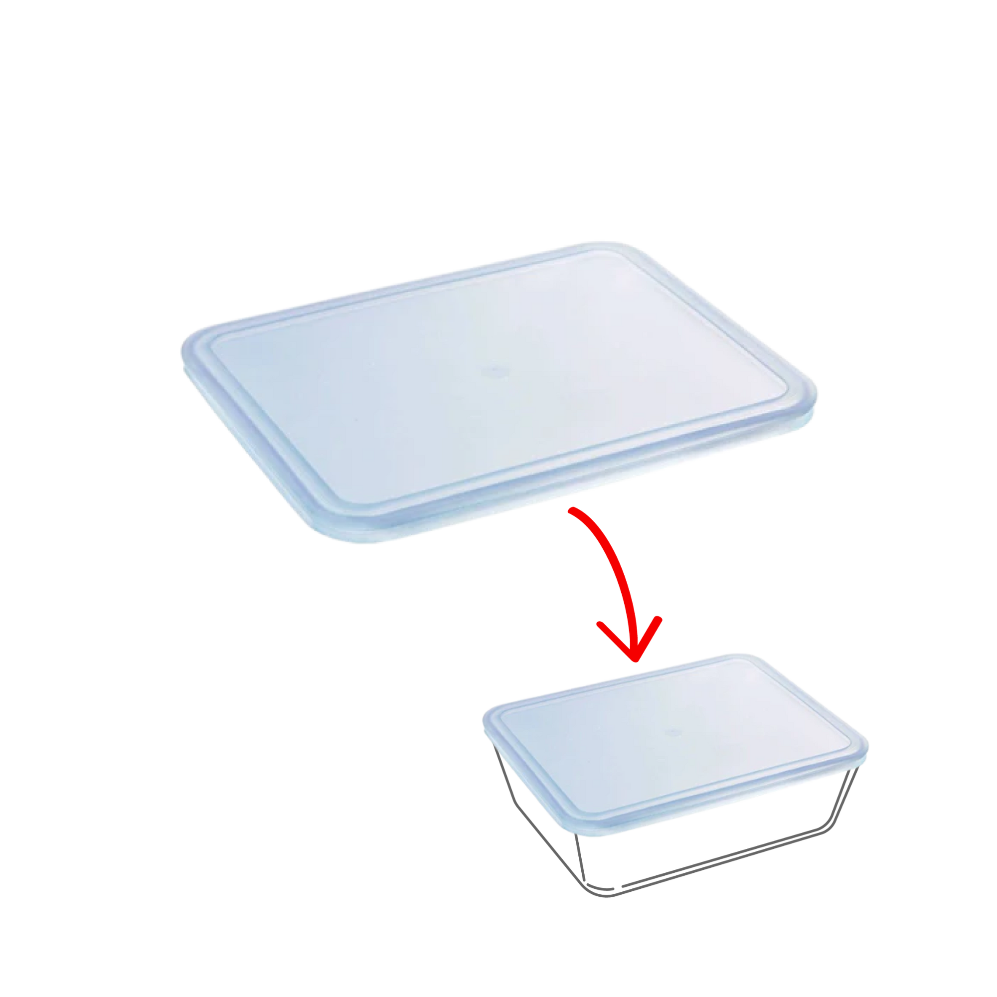 Cook&Freeze - rectangular replacement lid
