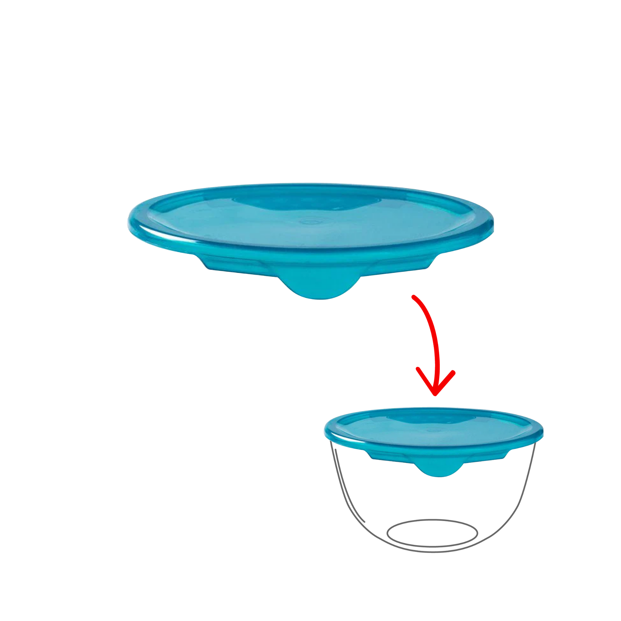 Prep & Store Round Replacement Lid