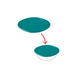 Cook&Store - Peacook green round replacement lid
