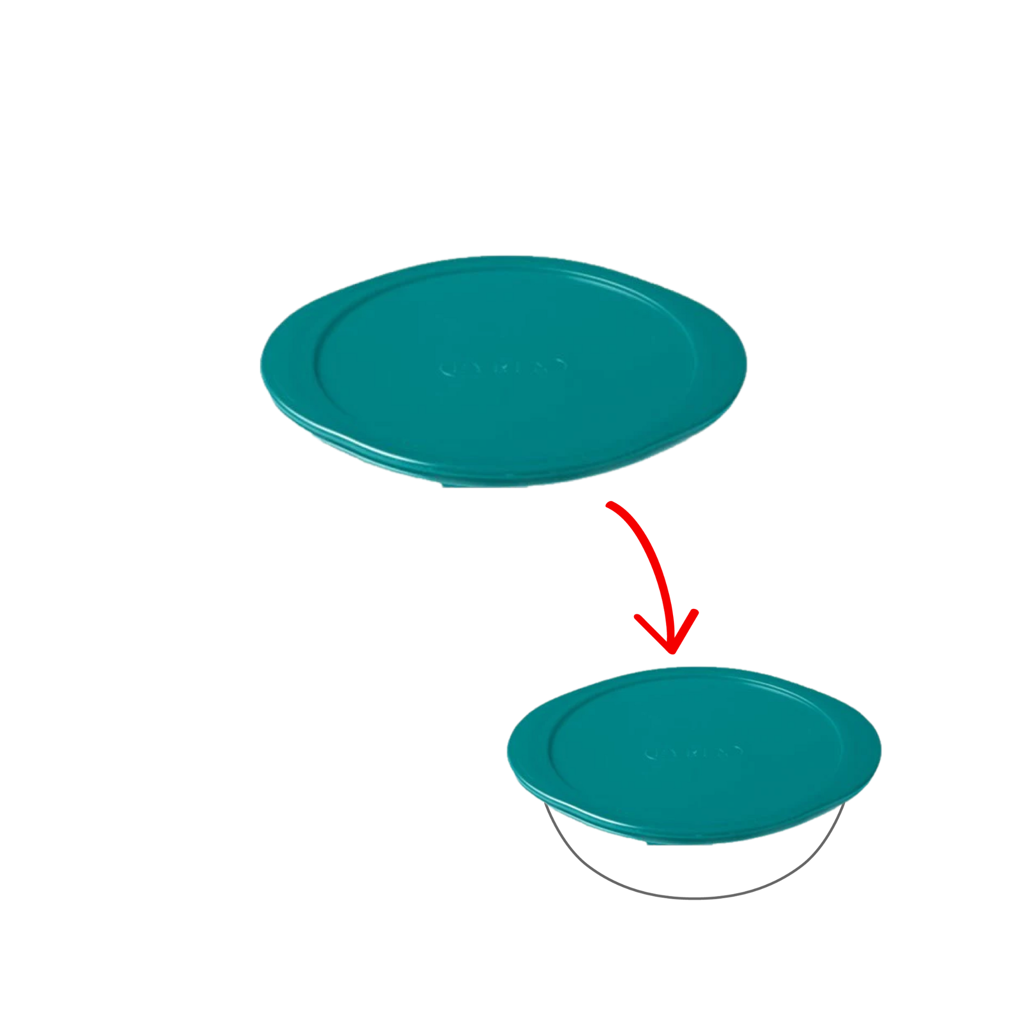 Cook&Store - Peacook green round replacement lid