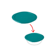 Cook&Store - Peacook green round replacement lid