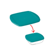 Cook&Store - Peacock green square replacement lid