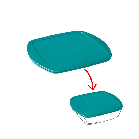 Cook&Store - Peacock green square replacement lid