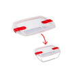 Cook&Heat - Rectangular replacement lid with steam valves