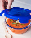 Cook & Go - Set of 7 glass storage dishes with leak-proof lid