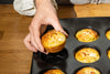 Metal muffin and cupcakes tray with easy grip - GLIDE