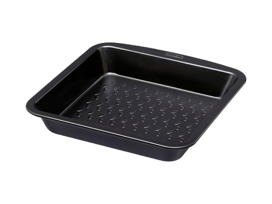 Square metal oven dish with easy grip - GLIDE