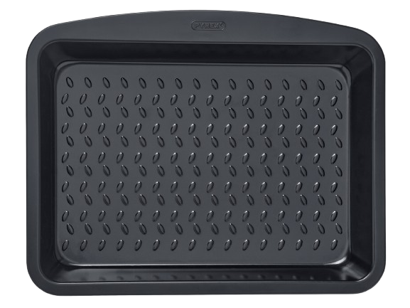 Rectangular metal oven dish with easy grip - GLIDE